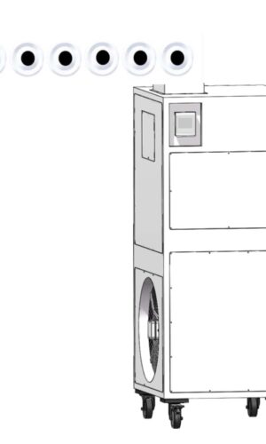 ZP-V8-1 Mobile Ducted AC Unit – Unmatched Cooling Power with 20m Airflow & Extreme Efficiency